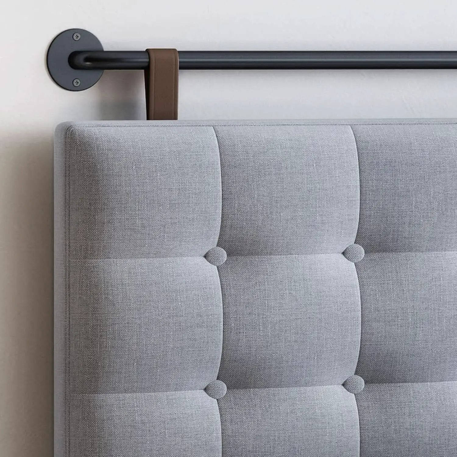 Adjustable Wall Mounted King Size Headboard with Tufting from PriceLows™