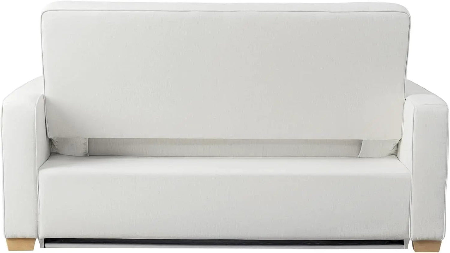 Queen Size Convertible Sleeper Sofa Oyster Upholstery from PriceLows™
