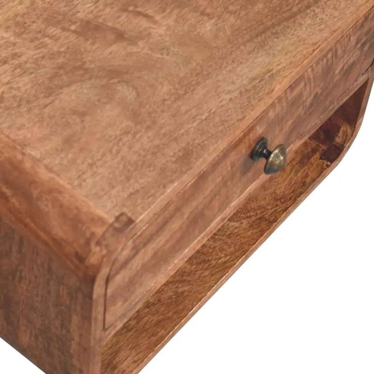 Curve Upper Slot Floating Nightstand | 6 Pieces | Bedroom Furniture | Bedroom