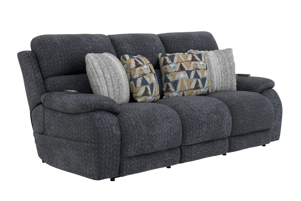 Joya Power Headrest Power LayFlat Reclining Sofa With CR3 Heat/Massage/Lumbar/ZG | 2 Pieces | Living Room Furniture | Living Room