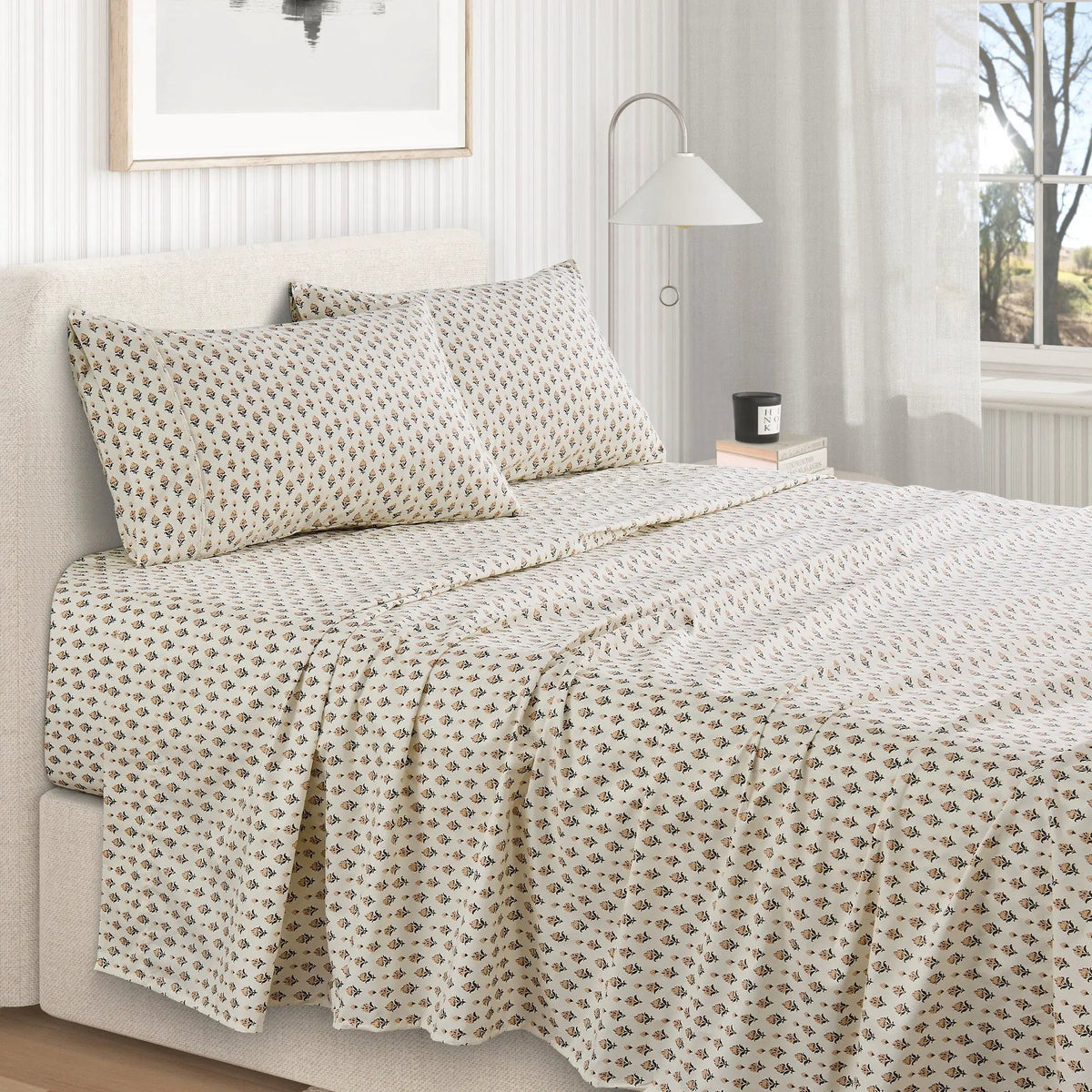 Watercolor Floral Sheet Set - Delia Collection