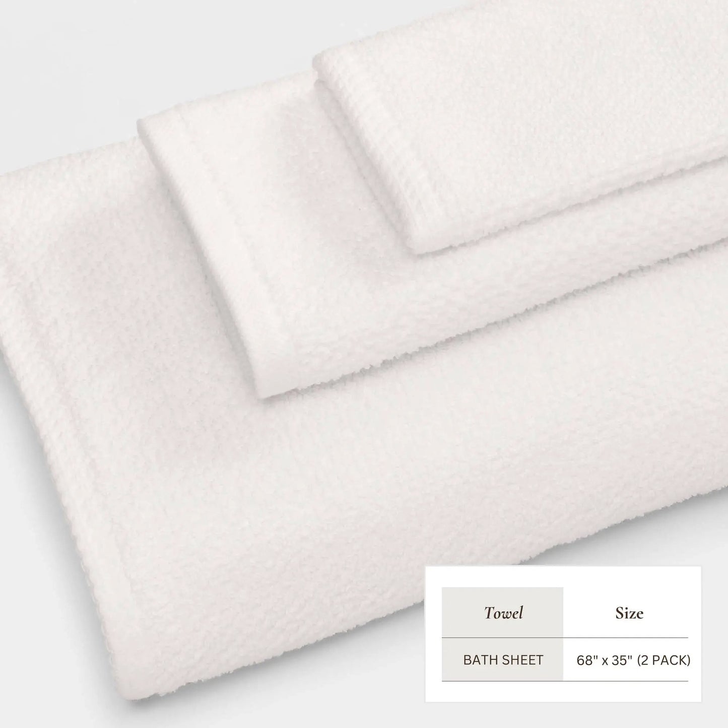 Cotton Textured Bath Towel Set - Acacia Collection from PriceLows™