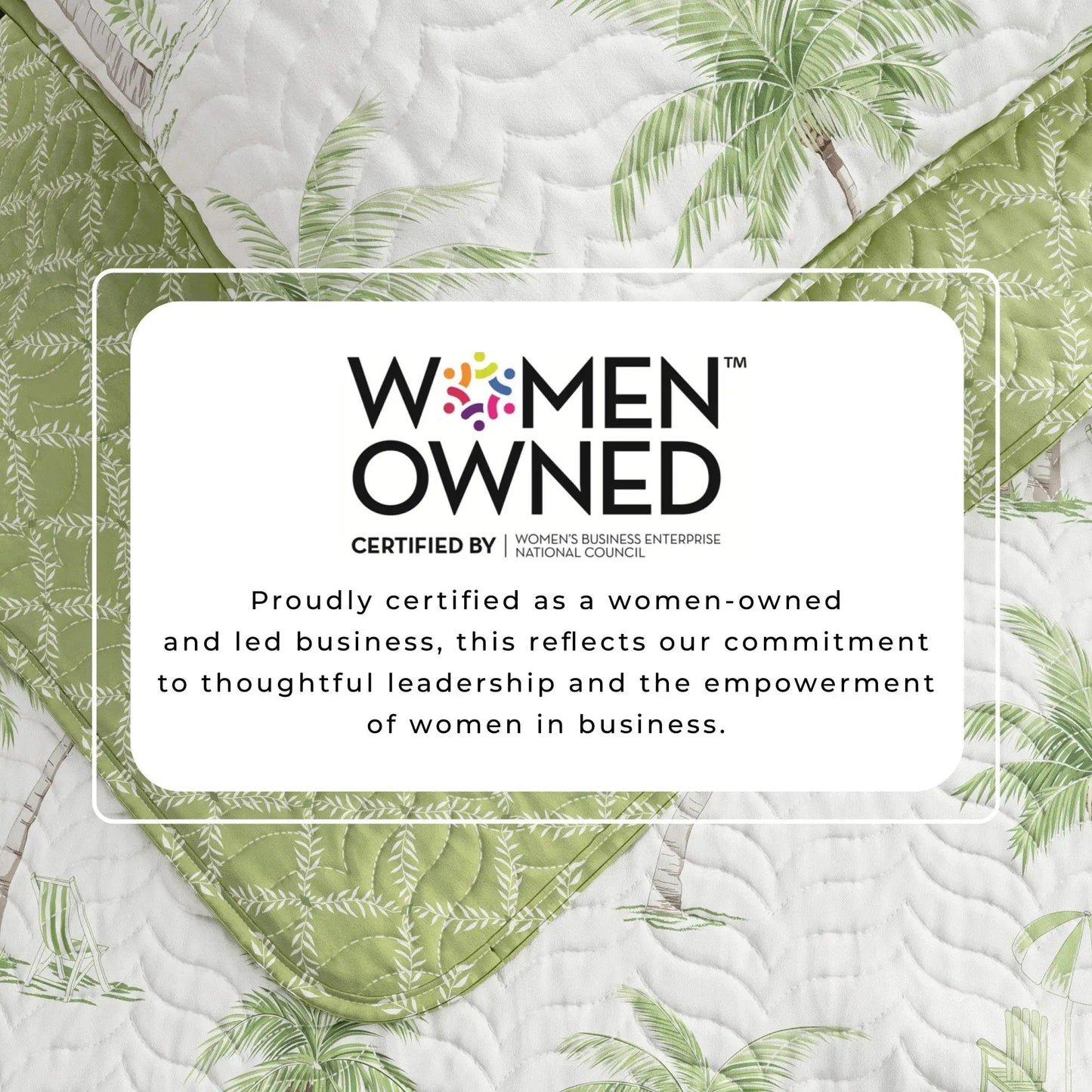 West Palm Trees Coastal Quilt Set - Coronado Collection from PriceLows™