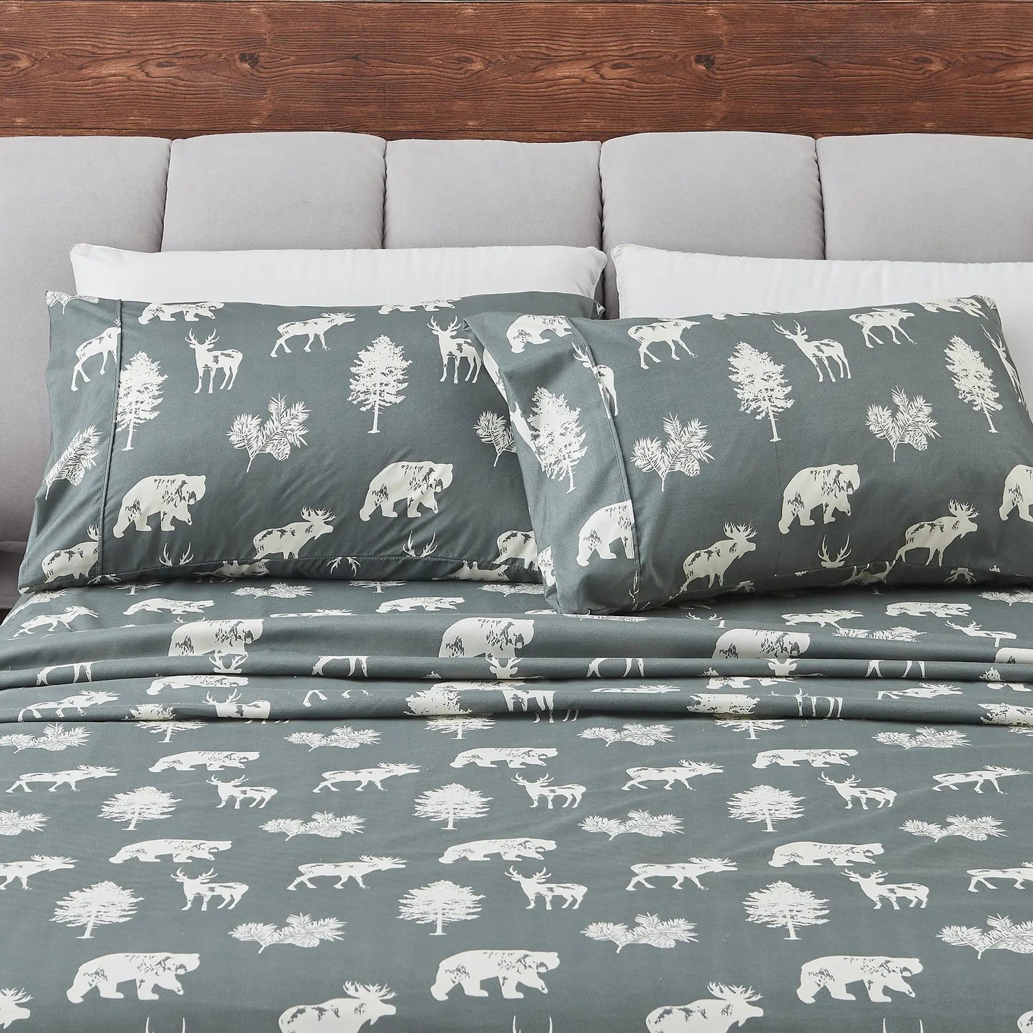 Lodge Printed Sheet Set - Mountain Ridge Collection from PriceLows™