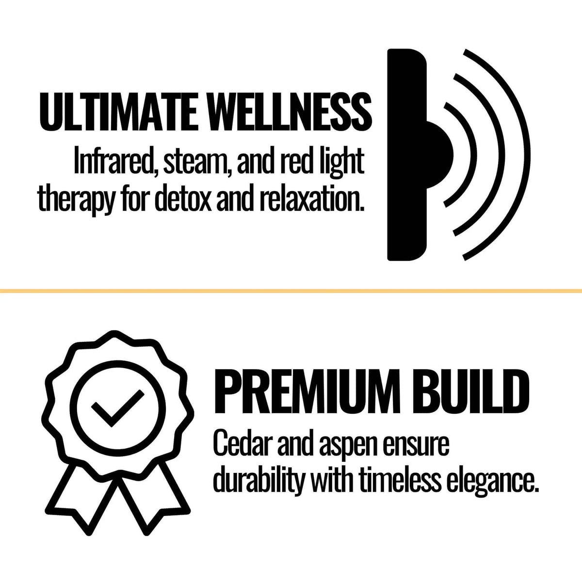 Finnmark FD-5 Trinity XL 4-Person Home Infrared & Steam Sauna Combo | 4-Person | Outdoor Living Use | Outdoor Living