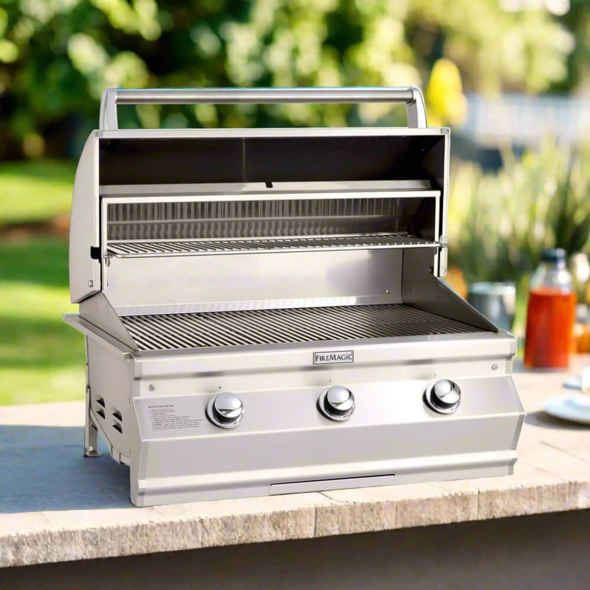 Fire Magic Choice 30-Inch Multi-User Built-In Grill With Analog Thermometer | 30 Inch | Stainless Steel | Outdoor Grill
