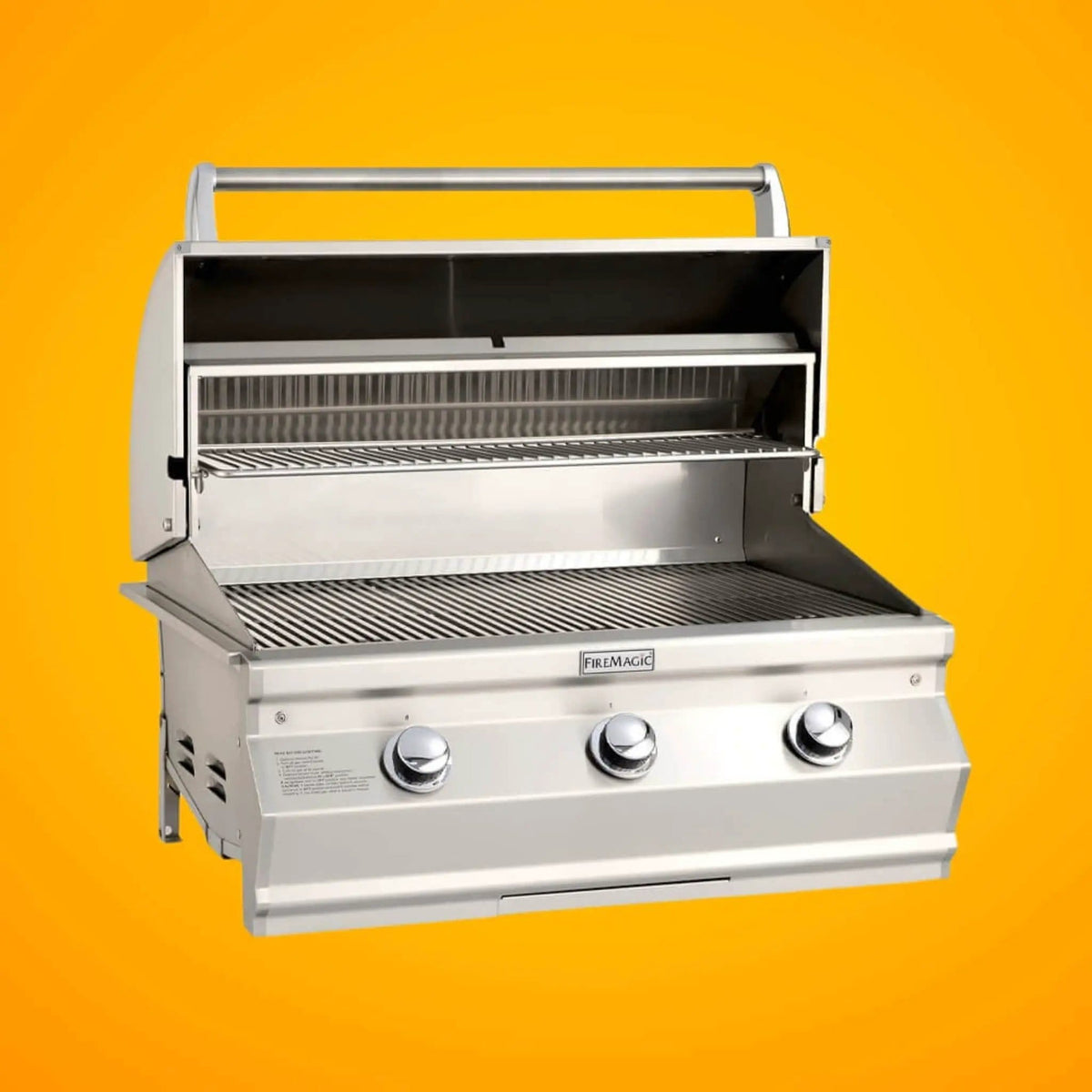 Fire Magic Choice 30-Inch Multi-User Built-In Grill With Analog Thermometer | 30 Inch | Stainless Steel | Outdoor Grill