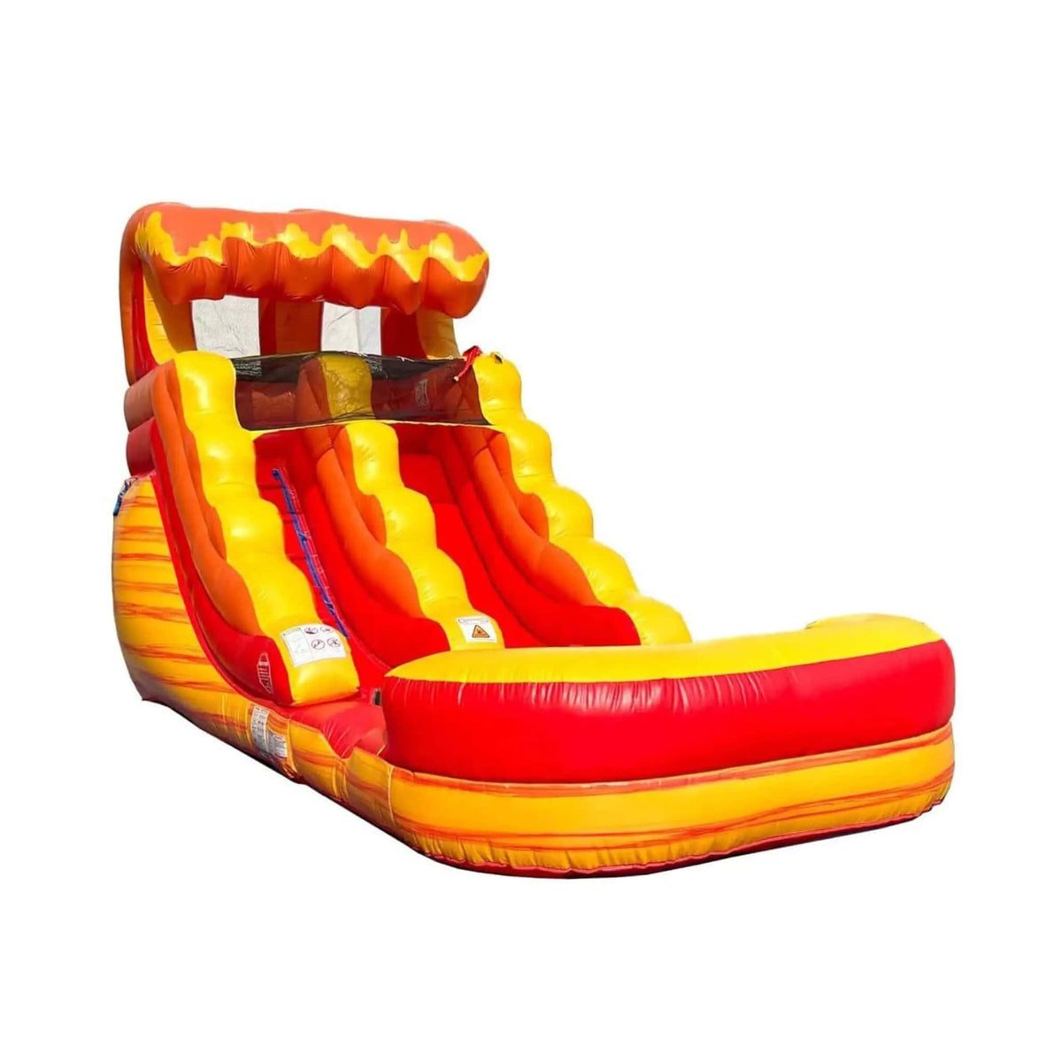 Large Fire Marble Inflatable Water Slide With Pool And Blower | Marble | Inflatable Bouncer | Home