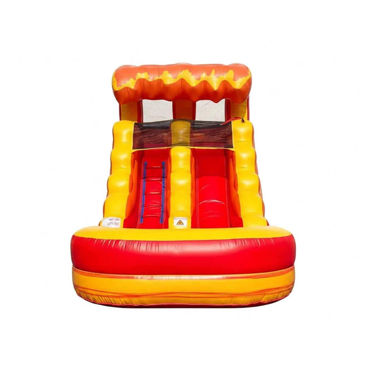 Large Fire Marble Inflatable Water Slide With Pool And Blower | Marble | Inflatable Bouncer | Home