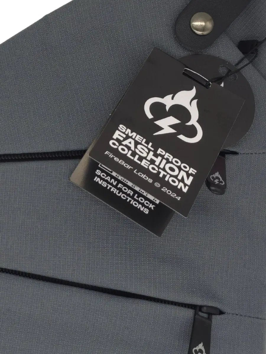 Smell Proof Crossbody Bag | Activated Carbon Liner | Hidden Lock | One Size