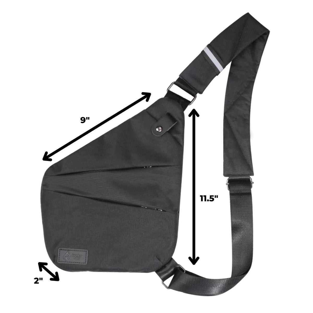 Smell Proof Crossbody Bag | Activated Carbon Liner | Hidden Lock | One Size