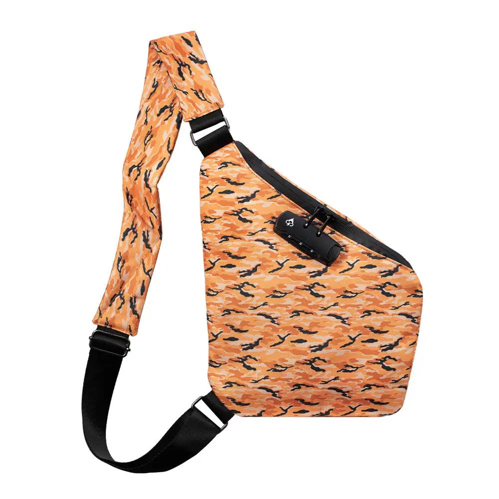 Smell Proof Crossbody Bag | Activated Carbon Liner | Hidden Lock | One Size