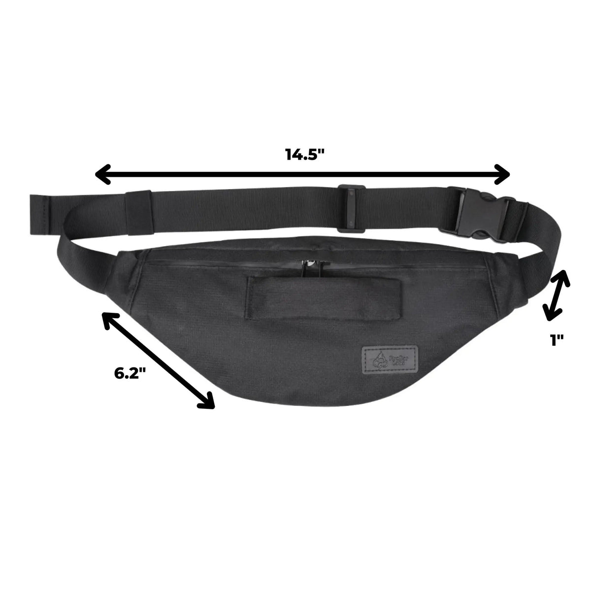 Fanny Pack | Smell Proof Liner | Dual Wear Waist To Crossbody | Hidden Lock