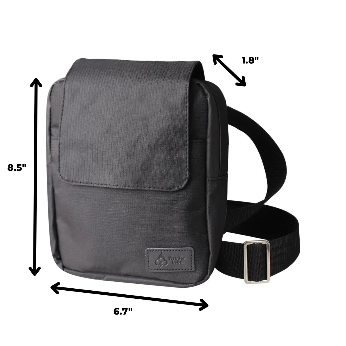 Smell Proof Messenger Bag | Airtight Seal | Hidden Lock