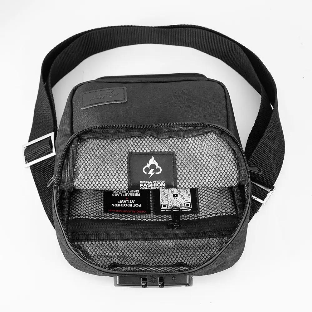 Smell Proof Messenger Bag | Airtight Seal | Hidden Lock
