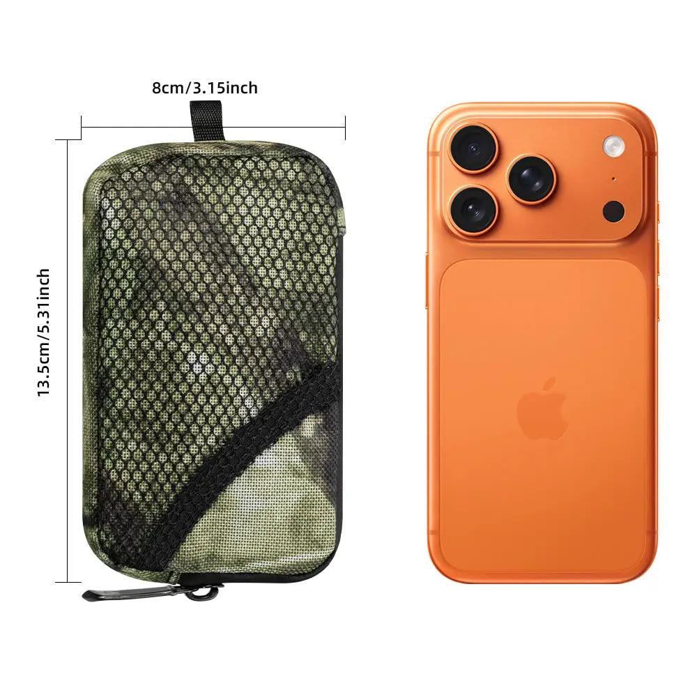 Smell Proof Pocket Pouch | Triple Carbon Liner | Holds 8 Joints | Mini Size