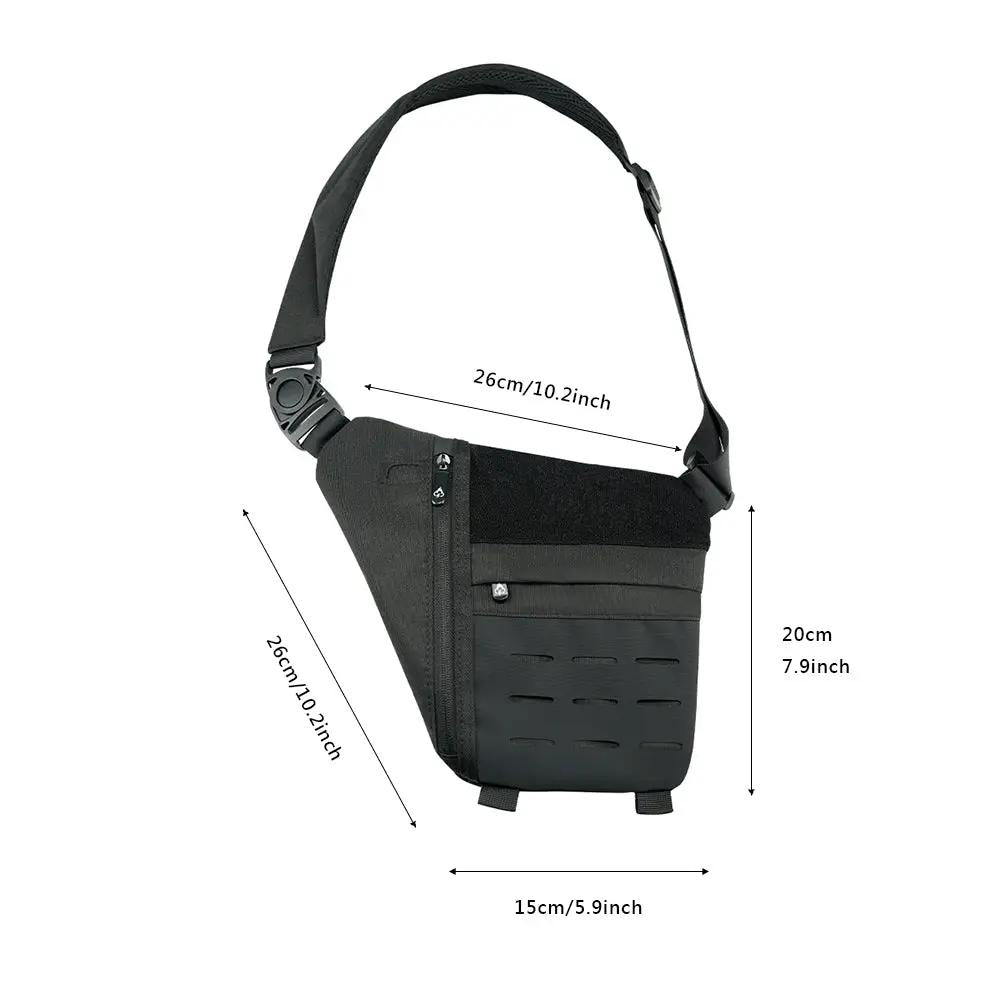 Tactical Sling Bag | Smell Proof Interior | Magnetic Quick Release