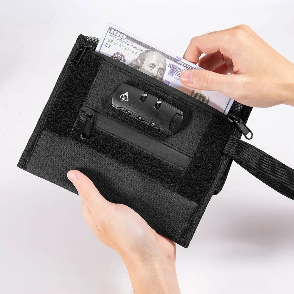 Smell Proof Travel Wallet | Slim Profile | Hidden Combo Lock