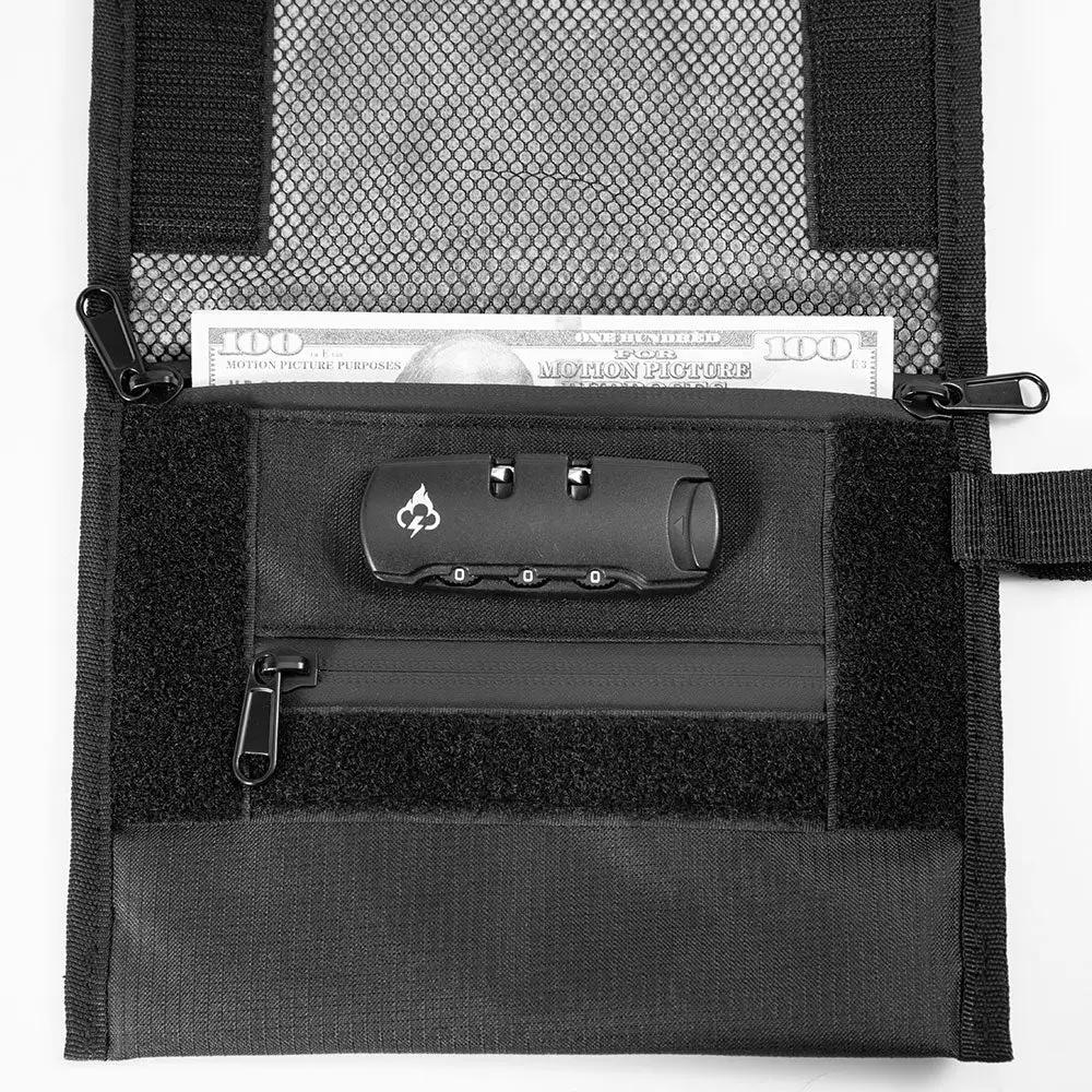 Smell Proof Travel Wallet | Slim Profile | Hidden Combo Lock