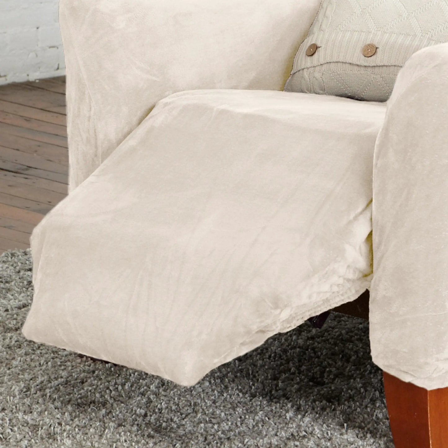 Velvet Stretch Slipcover - Gale Collection from PriceLows™
