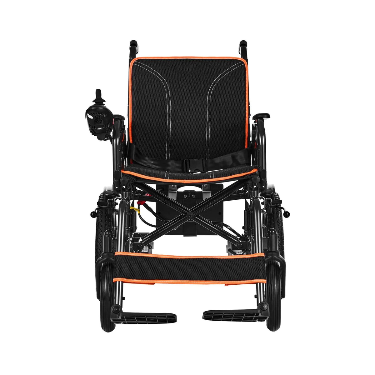 Foldable Electric Wheelchair | Lightweight Frame | One-Button Folding | 16 Inch Solid Tires