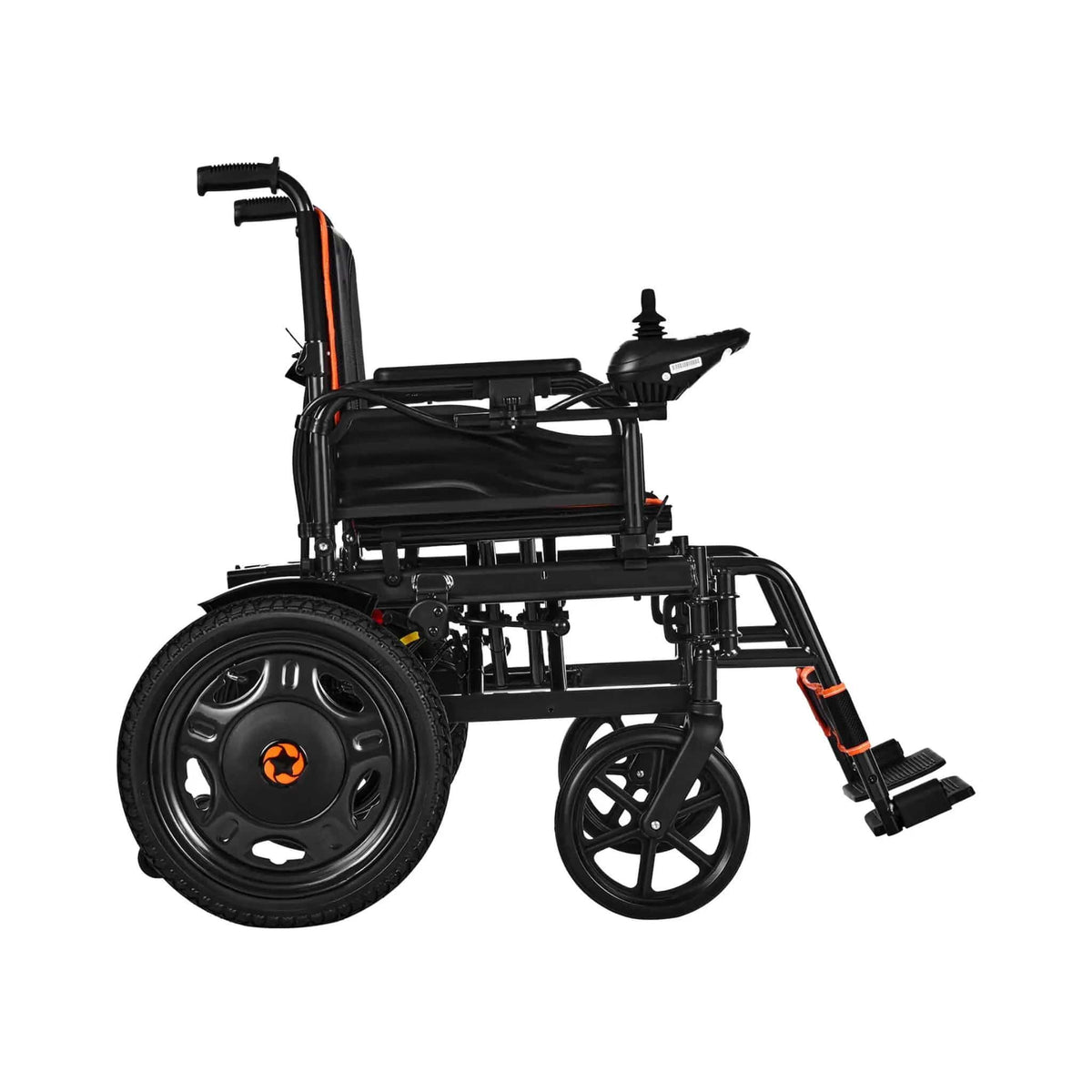 Foldable Electric Wheelchair | Lightweight Frame | One-Button Folding | 16 Inch Solid Tires