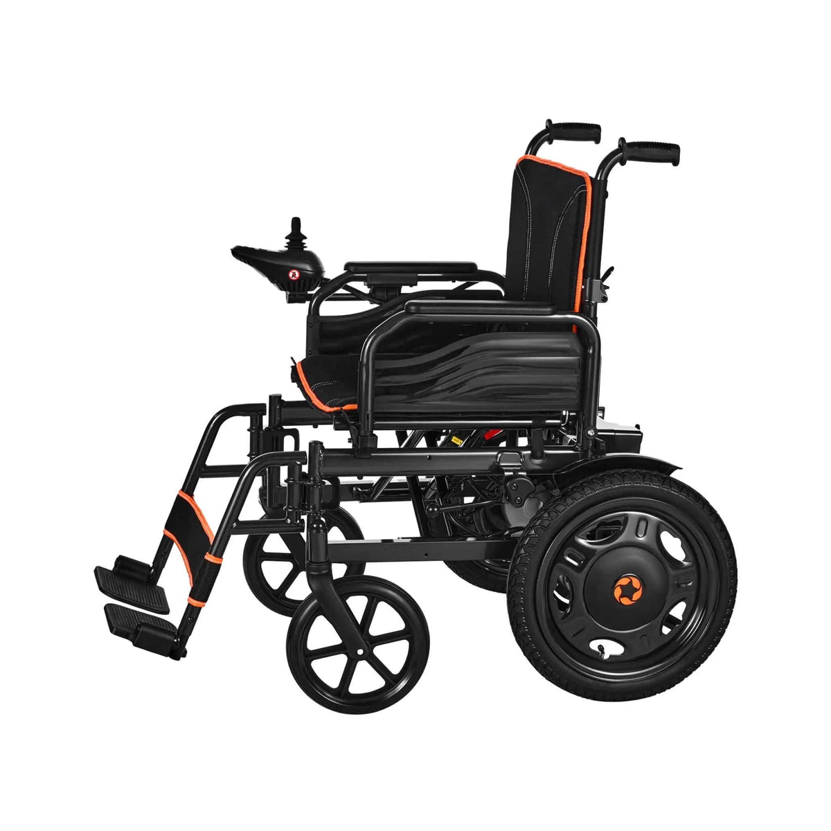 Foldable Electric Wheelchair | Lightweight Frame | One-Button Folding | 16 Inch Solid Tires