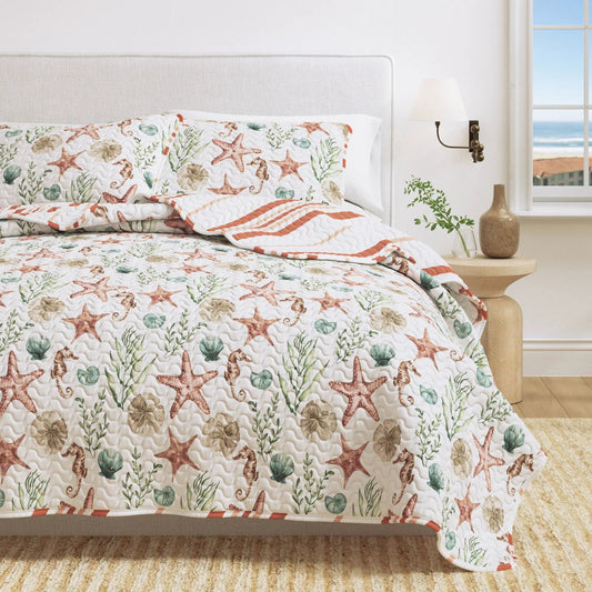 Castaway Coastal Quilt Set from PriceLows™