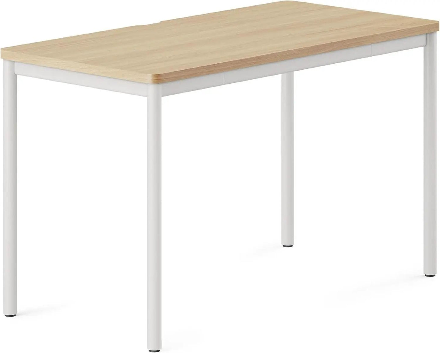 Functional Home Office Desk with Rounded Corners and Cable Notch from PriceLows™