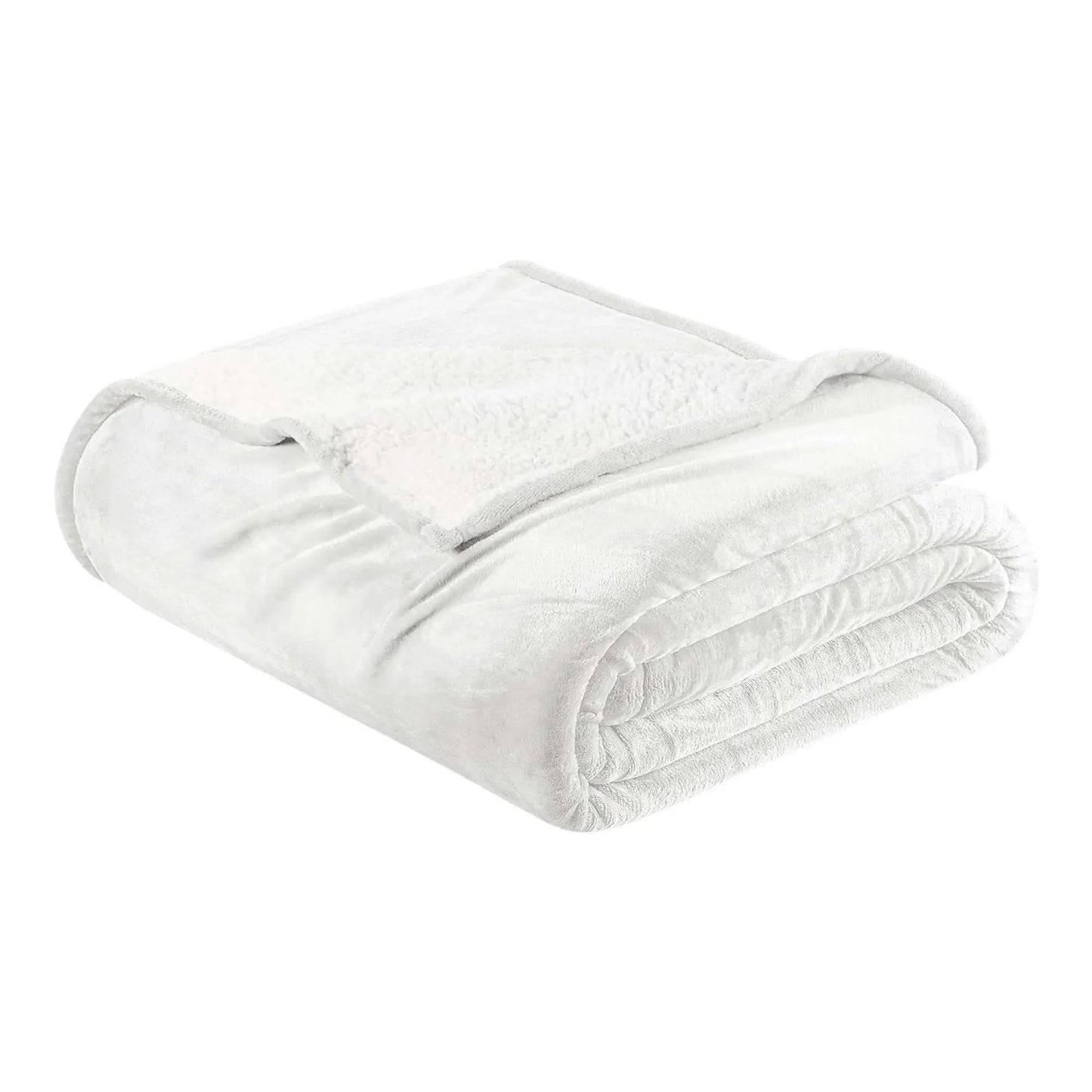 Velvet Plush Sherpa Bed Blanket - Sherpa Fleece Collection from PriceLows™