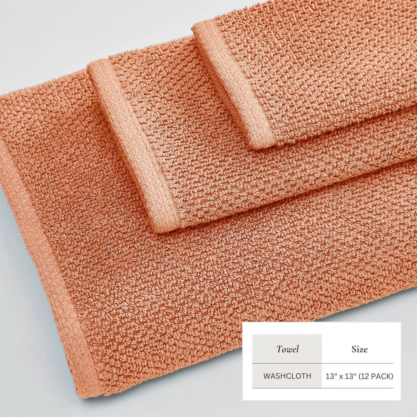Cotton Textured Bath Towel Set - Acacia Collection from PriceLows™