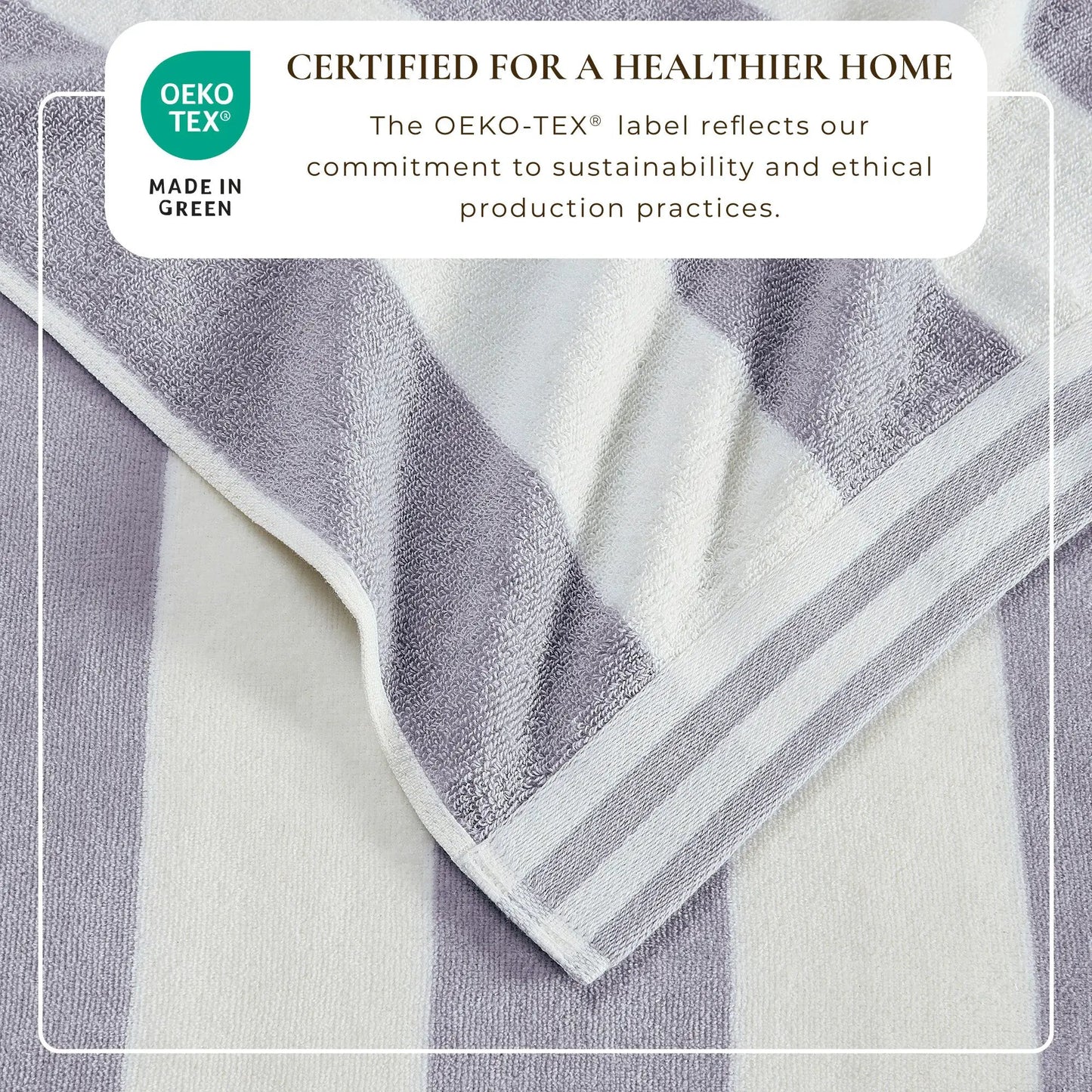 Striped Cabana Beach Towel - Edgartown Collection from PriceLows™