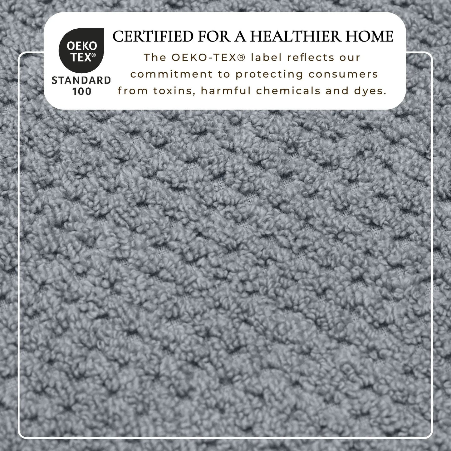 100% Cotton Checkered Jacquard Bath Towel Set - Giuliana Collection from PriceLows™
