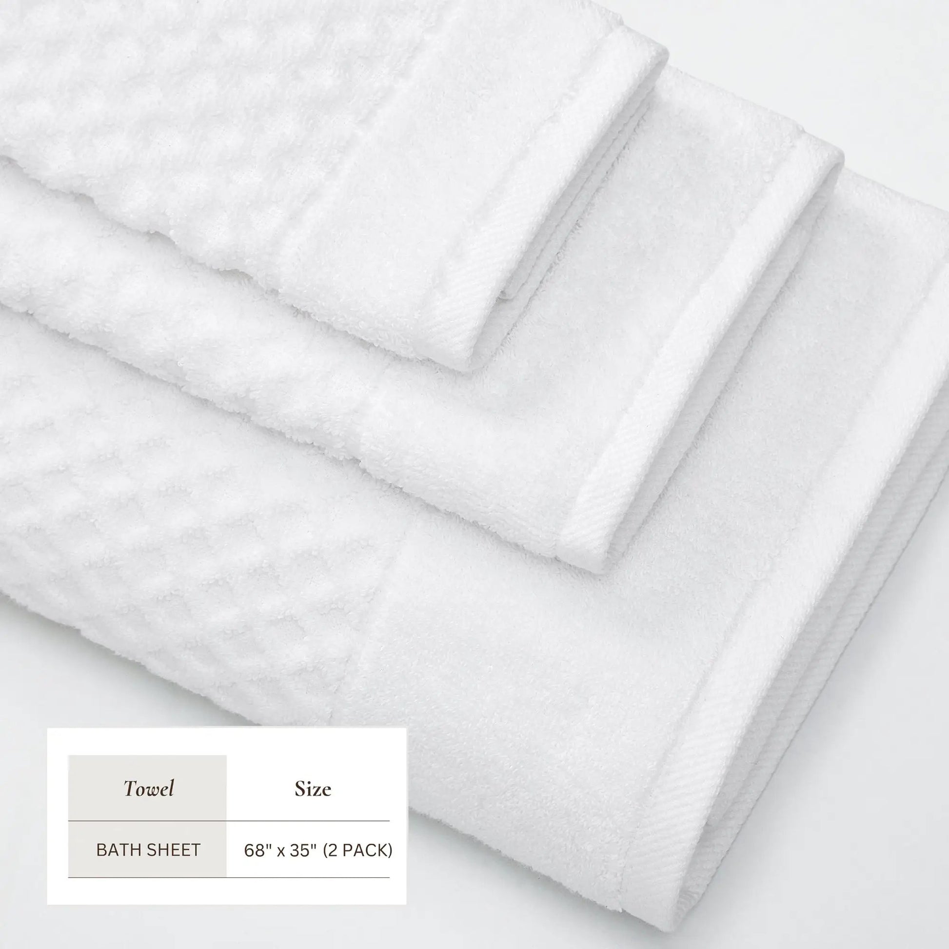 Cotton Diamond Waffle Weave Bath Towel Set - Grayson Collection from PriceLows™