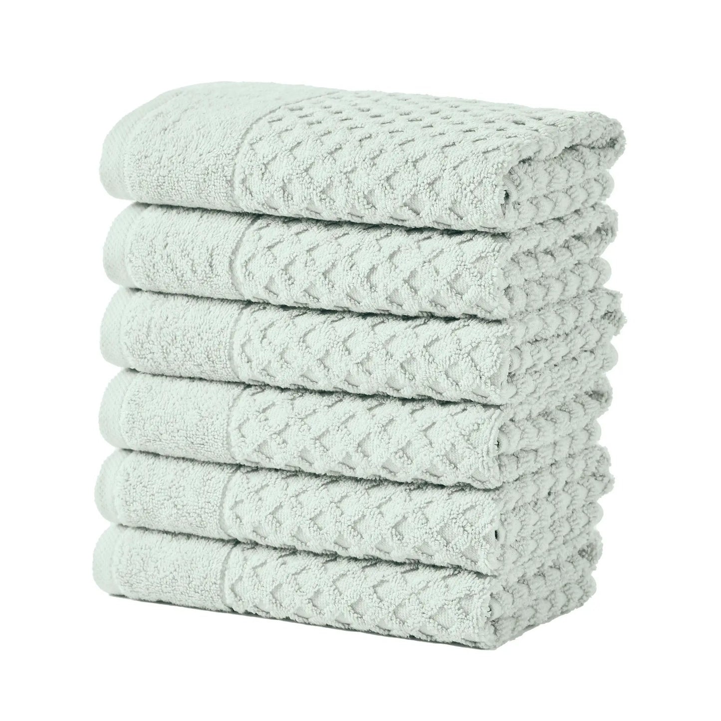 Cotton Diamond Waffle Weave Bath Towel Set - Grayson Collection from PriceLows™