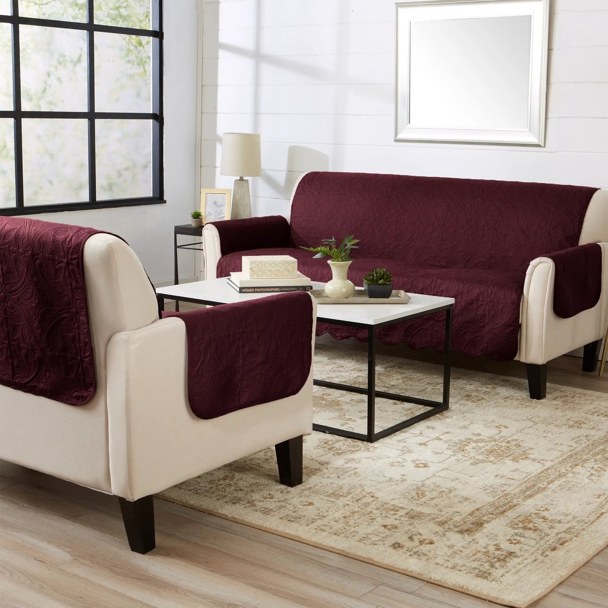 Medallion Solid Furniture Protector - Elenor Collection from PriceLows™