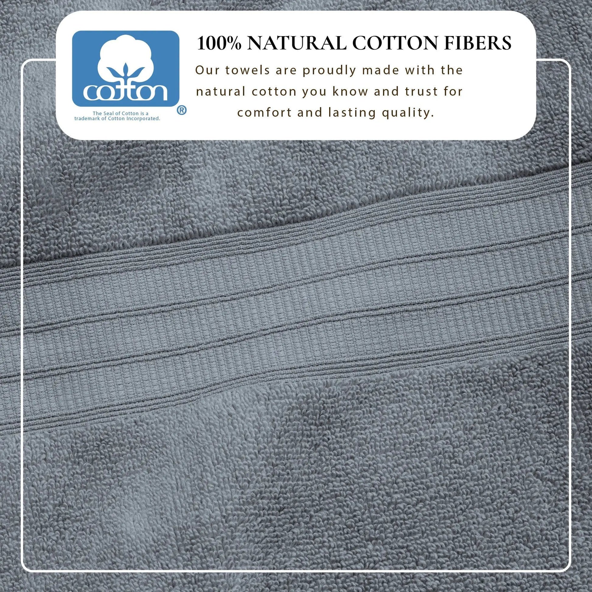 100% Cotton Premium Bath Towel Set - Chiara Collection from PriceLows™