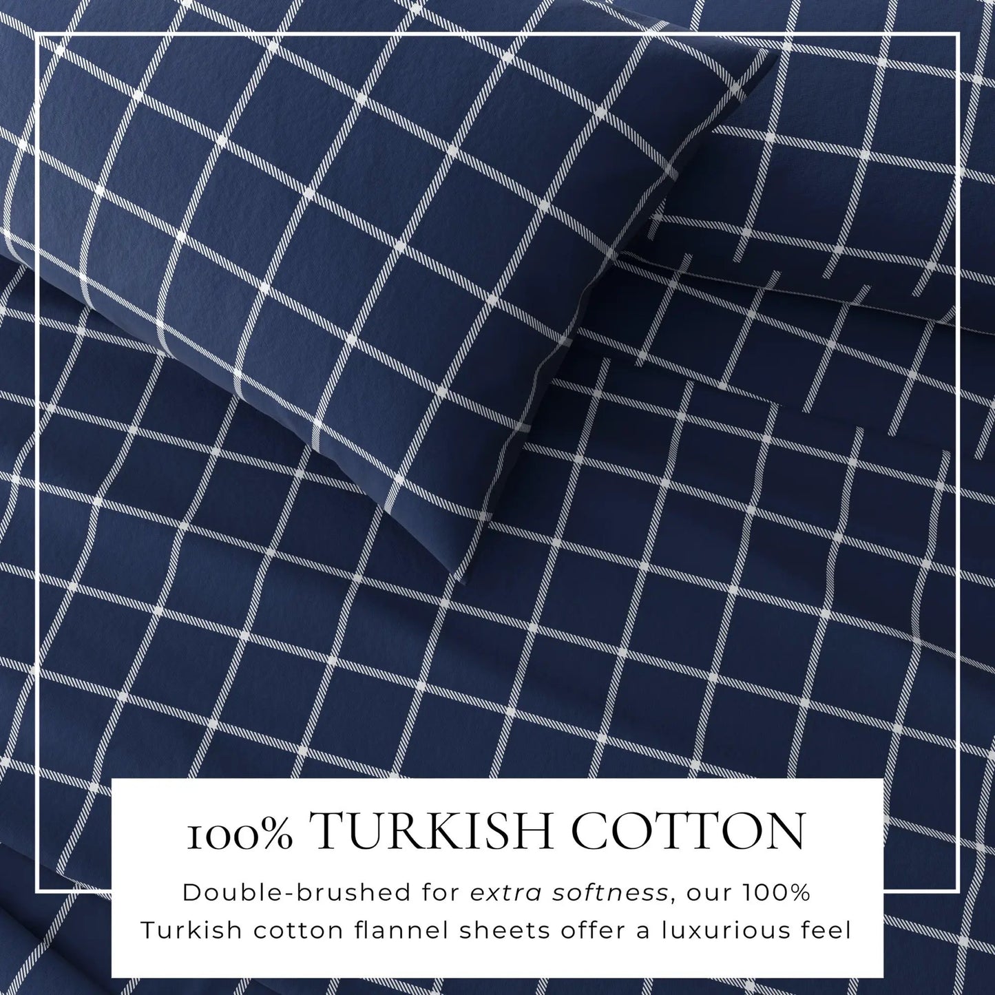 Turkish Cotton Flannel Sheet - Belle Collection from PriceLows™