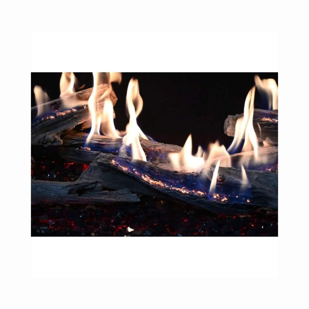 Grand Canyon Western Driftwood Bedrock Traditional GlowFire Logs | Wood | Bedroom Use | Bedroom