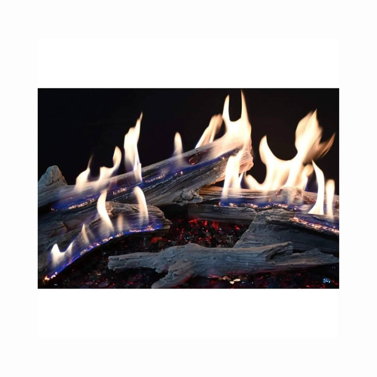 Grand Canyon Western Driftwood Bedrock Traditional GlowFire Logs | Wood | Bedroom Use | Bedroom