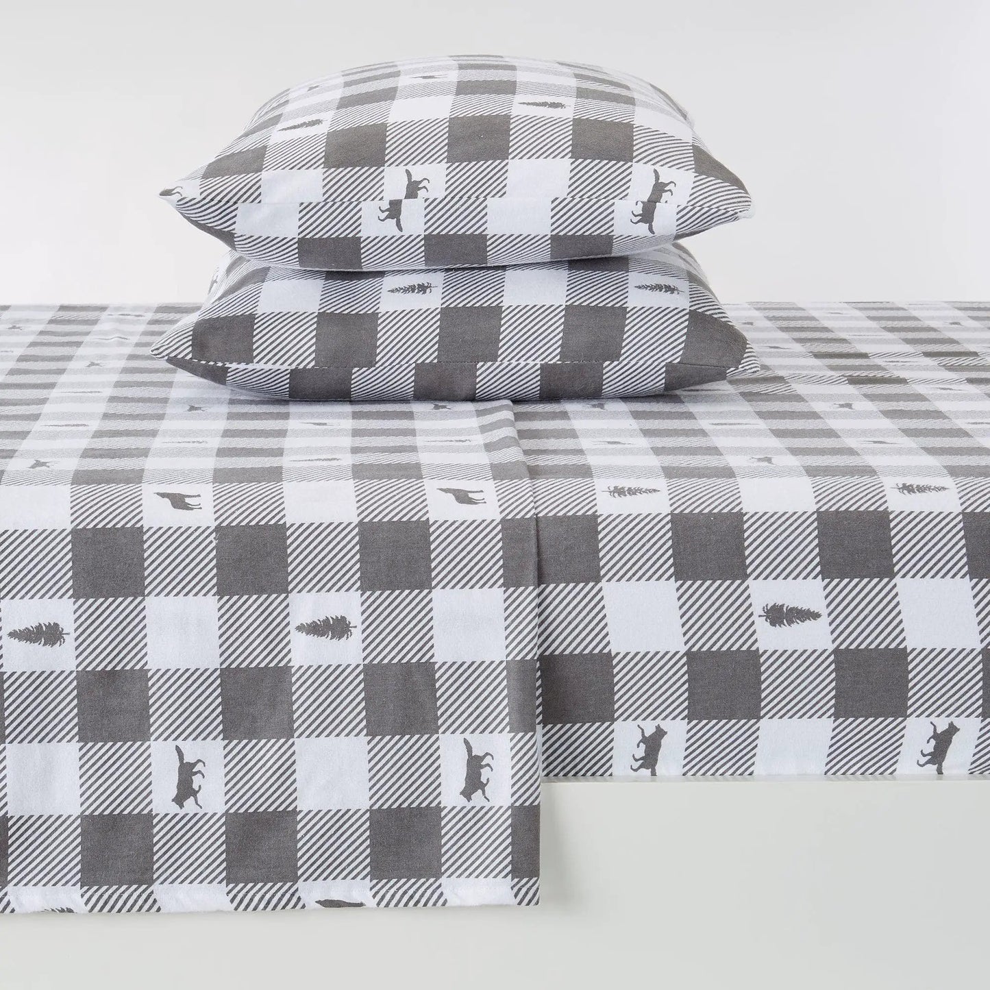 100% Turkish Cotton Flannel Sheet Sets - Boulder Collection from PriceLows™
