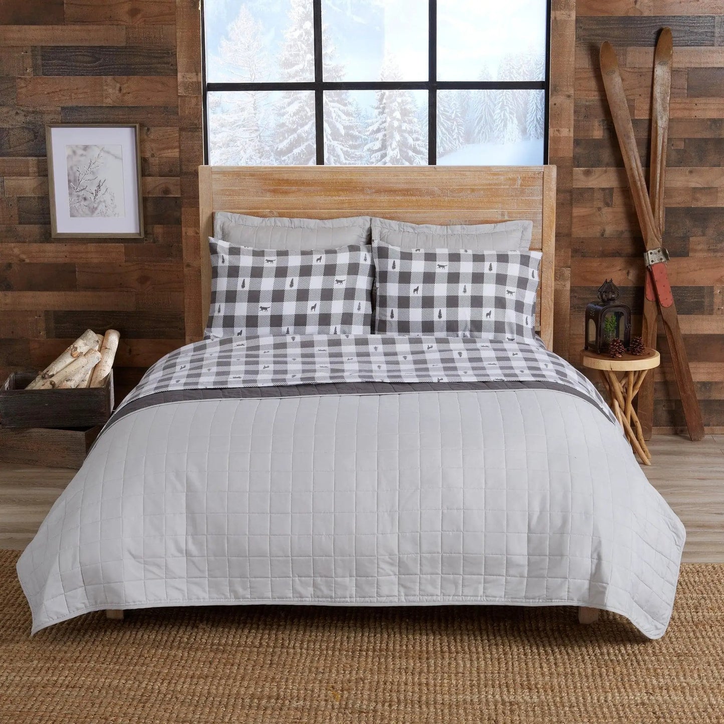 100% Turkish Cotton Flannel Sheet Sets - Boulder Collection from PriceLows™