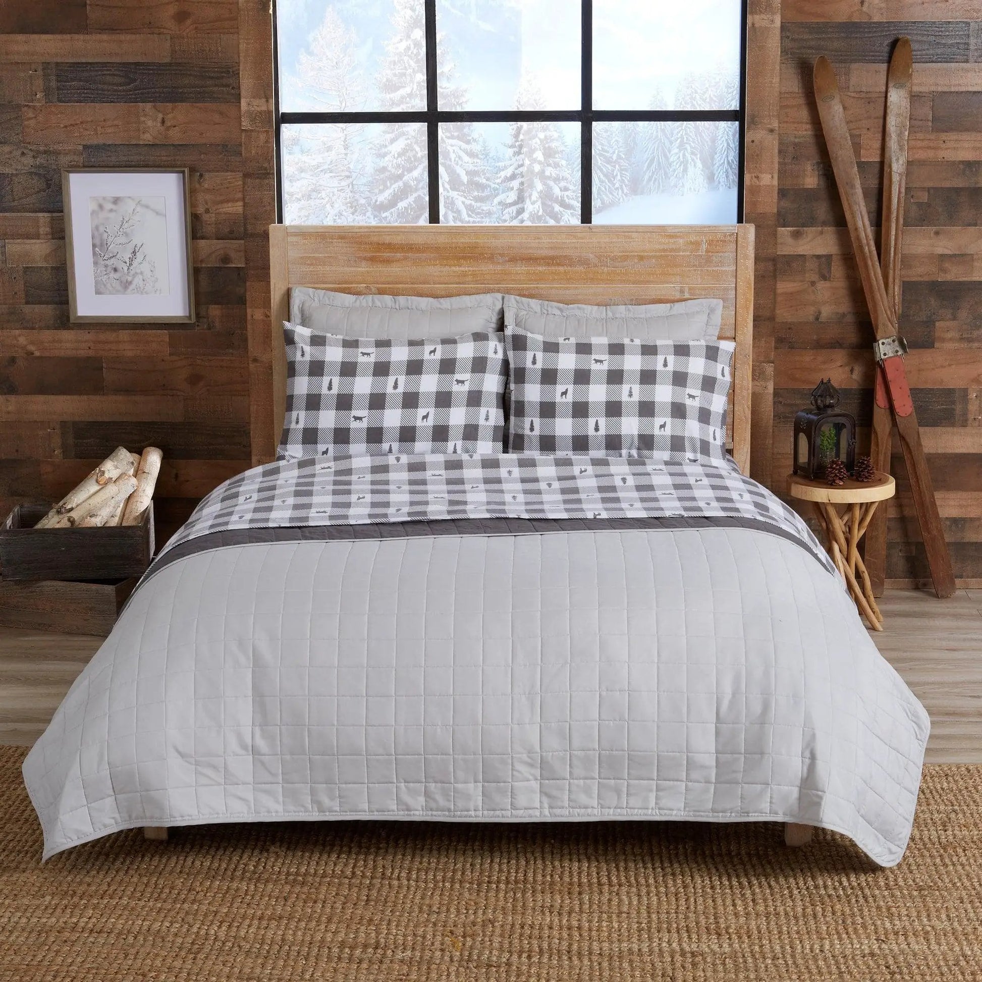 100% Turkish Cotton Flannel Sheet Sets - Boulder Collection from PriceLows™