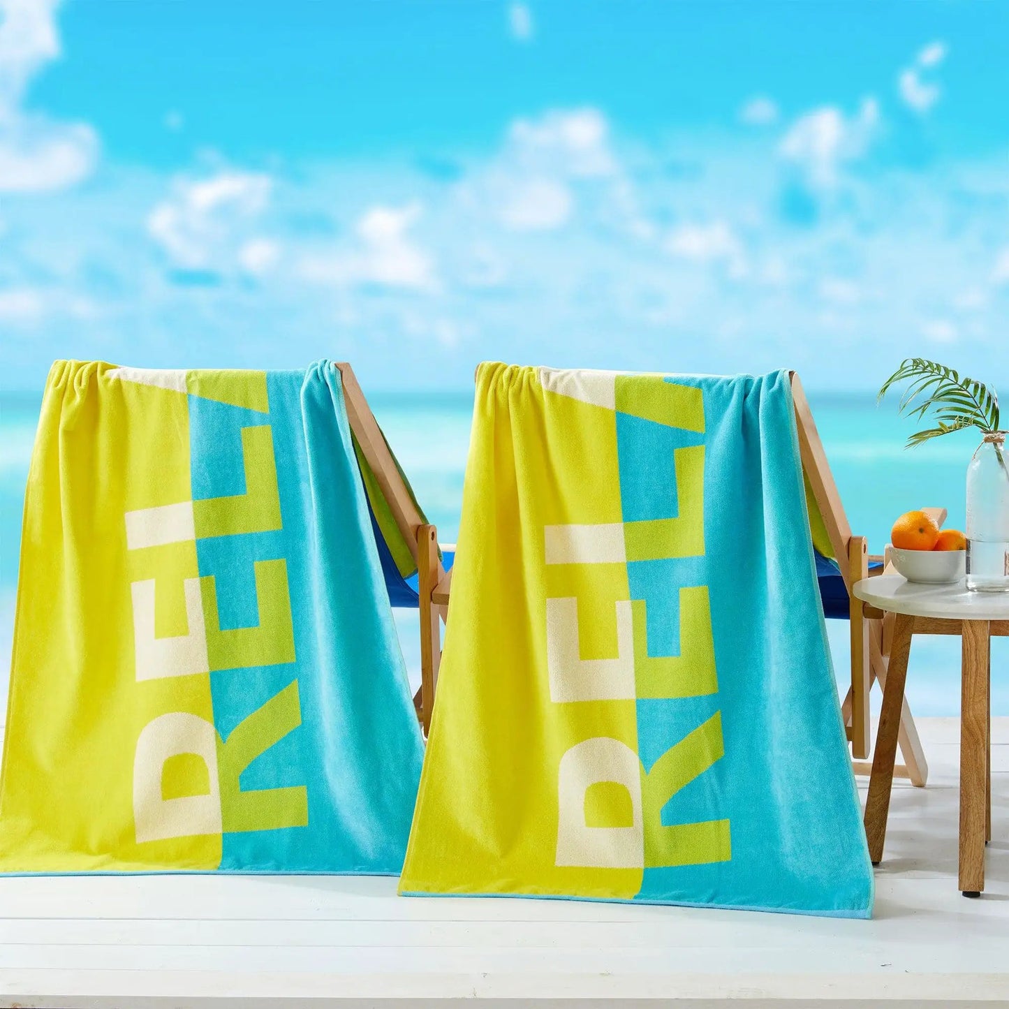 2 Pack Vibrant Beach Towels - Boca Collection from PriceLows™