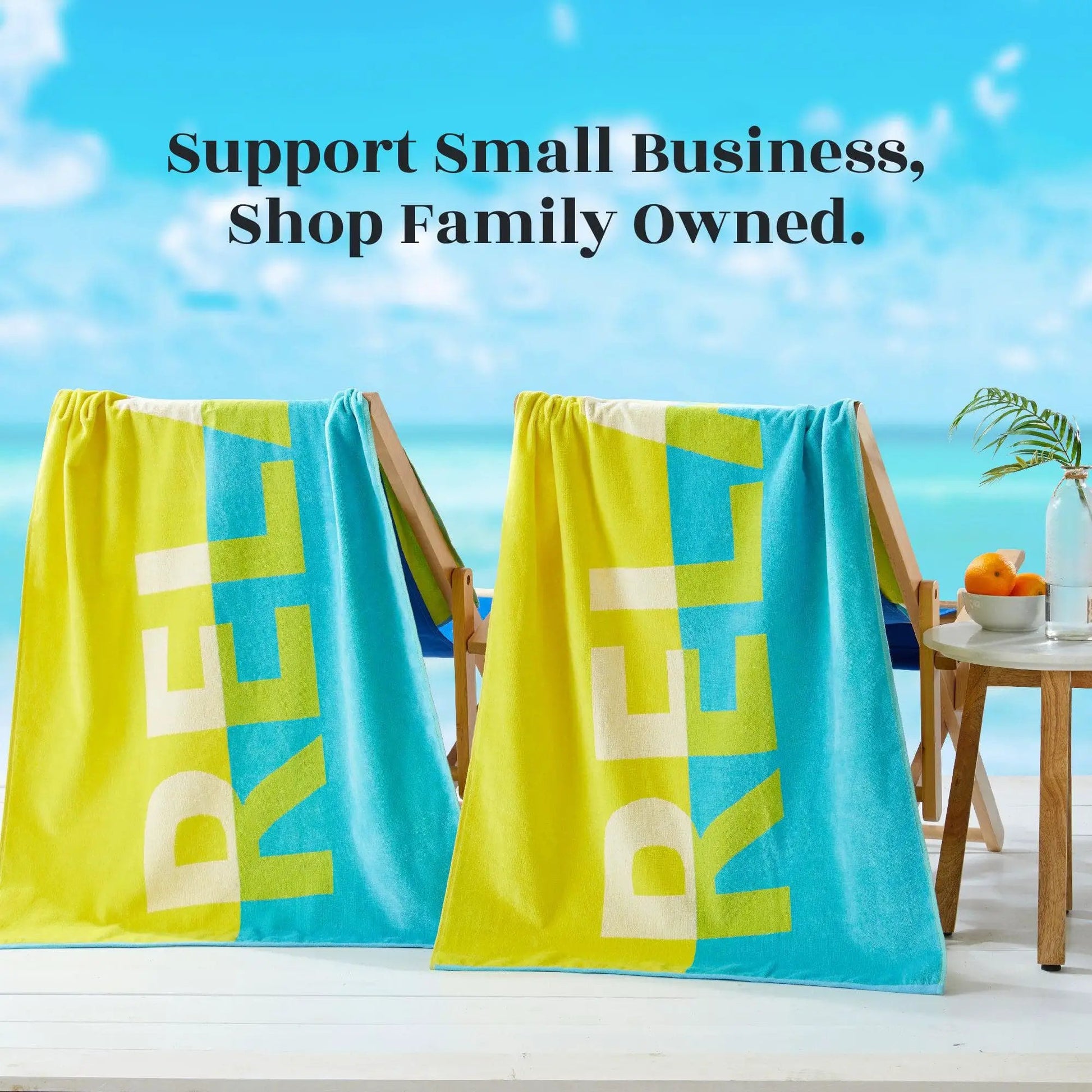 2 Pack Vibrant Beach Towels - Boca Collection from PriceLows™