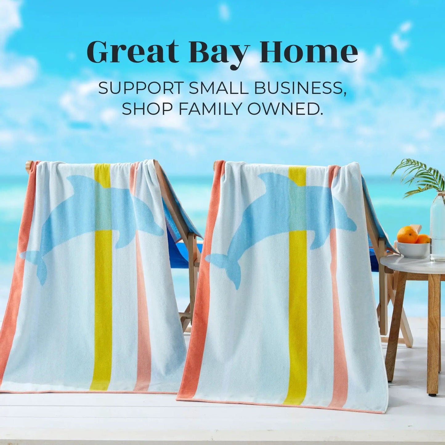 2 Pack Vibrant Beach Towels - Boca Collection from PriceLows™