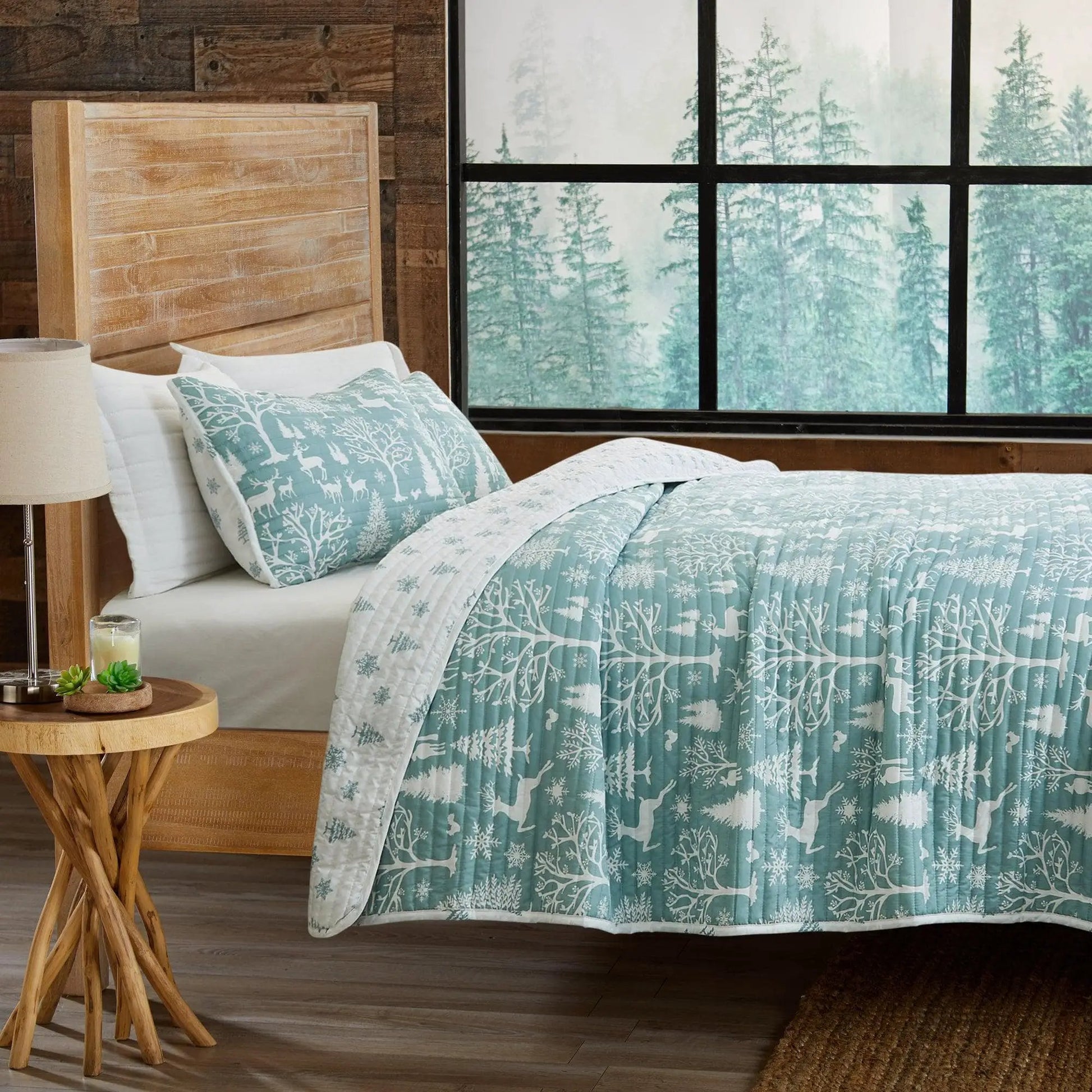 Lodge Woods Quilt - Winter Solstice Collection from PriceLows™