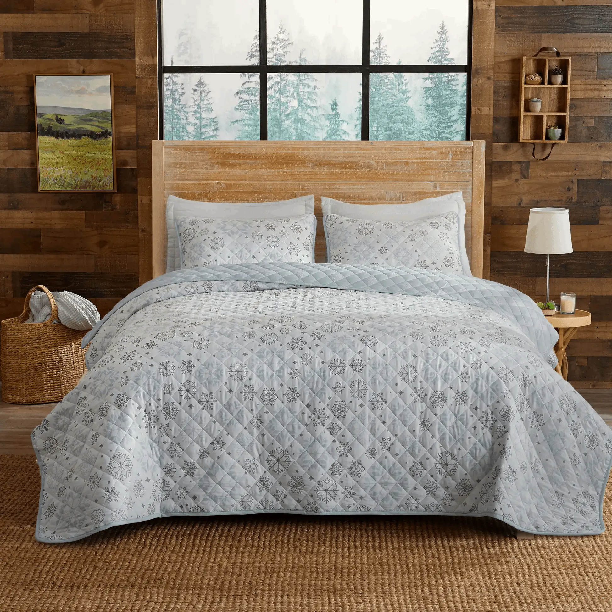 Snowflake Quilt - Nova Collection from PriceLows™