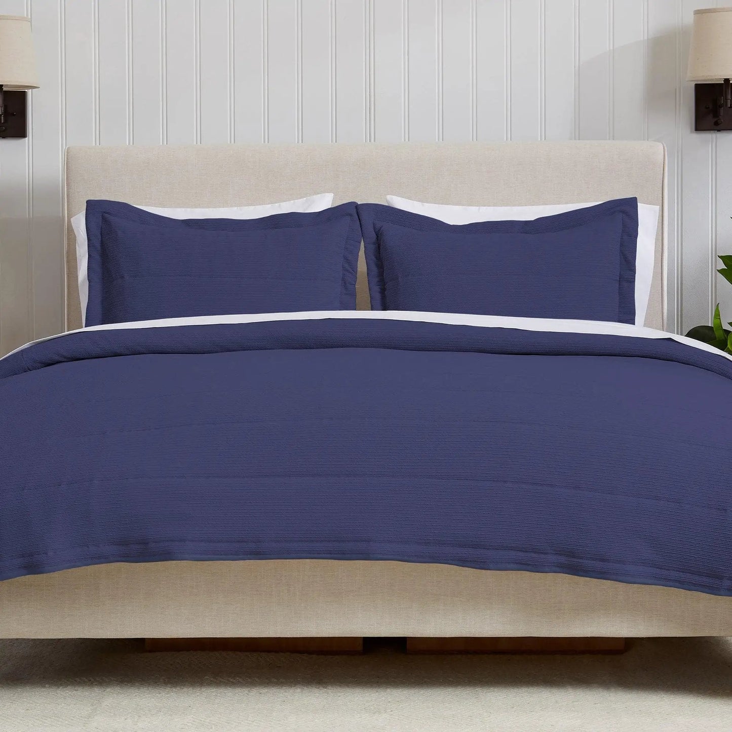 Textured Striped Quilt Set - Ellie Collection from PriceLows™