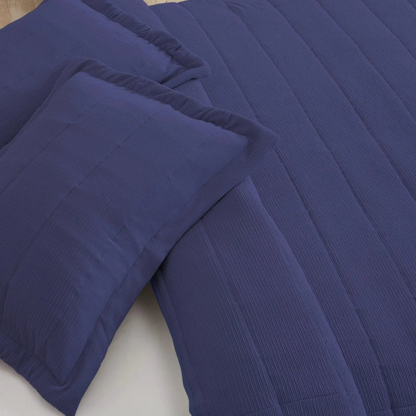 Textured Striped Quilt Set - Ellie Collection from PriceLows™